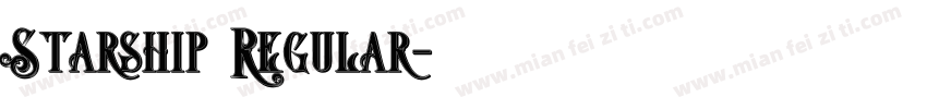 Starship Regular字体转换